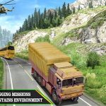 US Army Uphill Offroad Mountain Truck Game 3D
